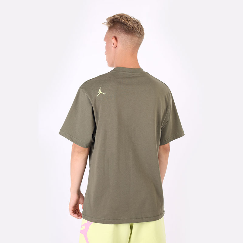 мужская зеленая футболка Jordan 23 Engineered Short-Sleeve Top DM3215-222 - цена, описание, фото 5